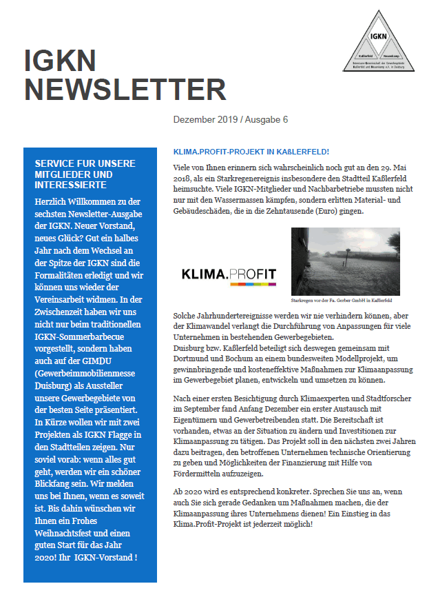 IGKN e.V. Newsletter 4 (Juli 2018)